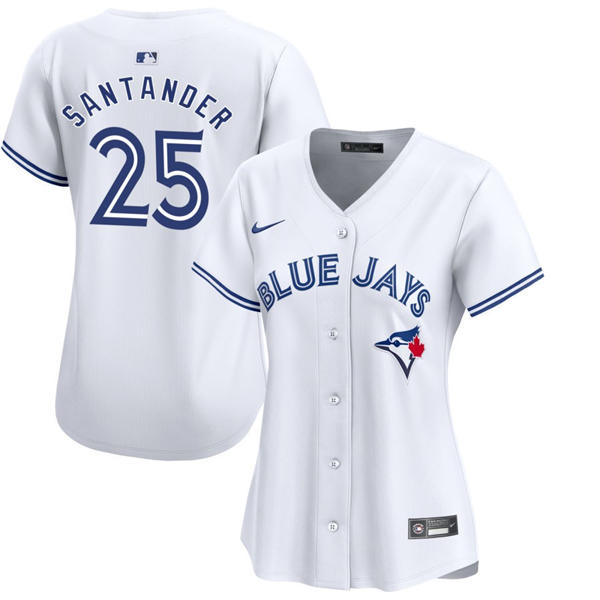 Womens Toronto Blue Jays #25 Anthony Santander Nike White Home Limited Player Jersey